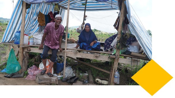 Home of a family in Kampung Lveang Soksan
